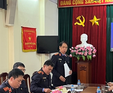 Viện KSND quận Đống Đa tham gia Đoàn trực tiếp kiểm sát hoạt động thi hành...